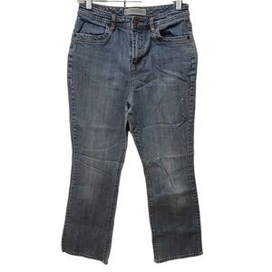 Vtg Denver Hayes Womens Bootcut Jeans Size 6 Rigid Cotton Bejeweled Back Pocket